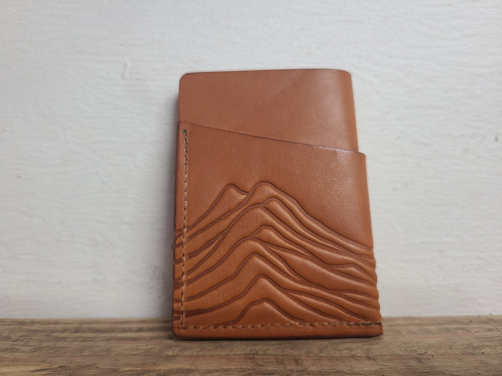 Vertical Card Wallet - chestnut mountains (rts)