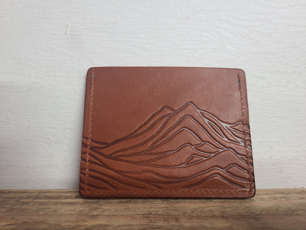 Horizontal Card Wallet - Chestnut mountains (rts)