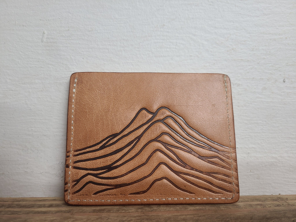 Horizontal Card Wallet - Natural mountains (rts)