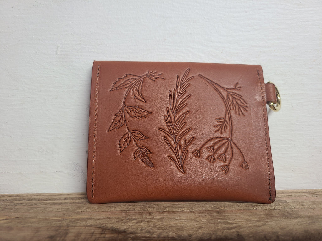 Change Purse Wallet - Chestnut Herbs (rts)