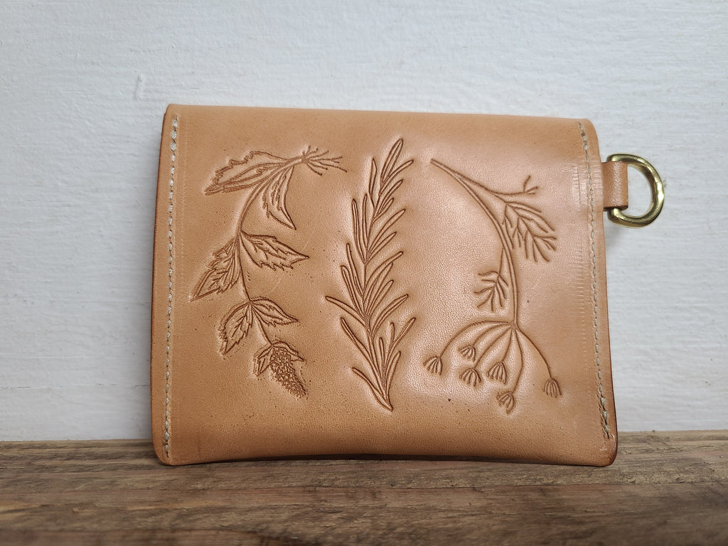 Change Purse Wallet - Natural Herbs (rts)