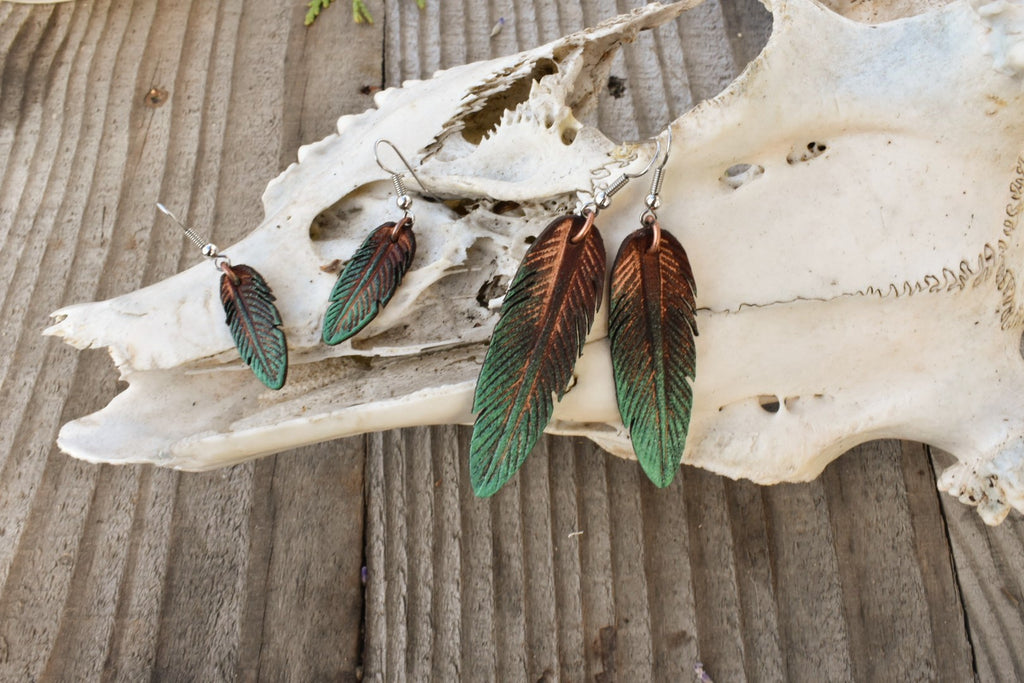 Aurora Feather Earrings