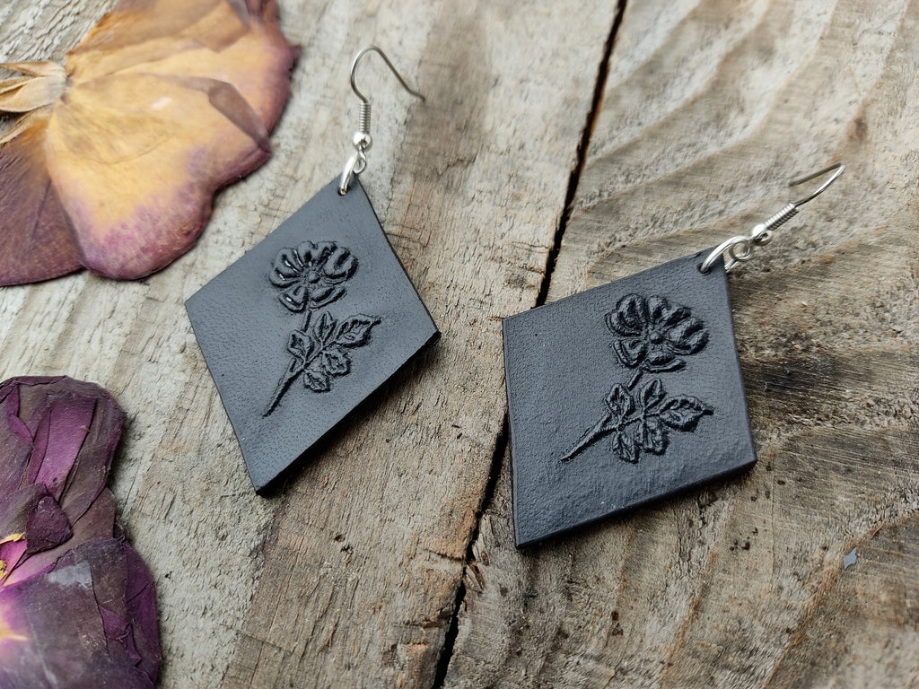 Wild Rose Diamond Earrings